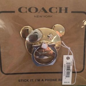 Coach! Cell phone “Bear” ring
